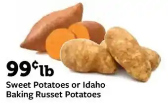Fareway Sweet Potatoes or Idaho Baking Russet Potatoes offer