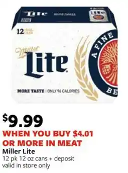 Fareway Miller Lite offer