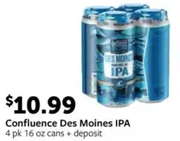 Fareway Confluence Des Moines IPA offer