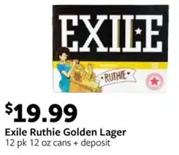 Fareway Exile Ruthie Golden Lager offer