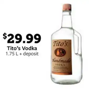 Fareway Tito's Vodka offer