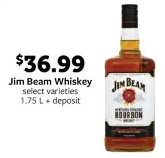 Fareway Jim Beam Whiskey offer