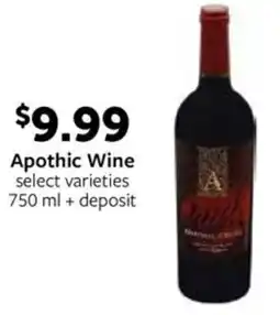 Fareway Apothic Wine offer