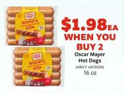 Fareway Oscar Mayer Hot Dogs offer