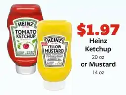 Fareway Heinz Ketchup or Mustard offer