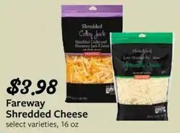 Fareway Fareway Shredded Cheese offer