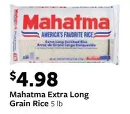 Fareway Mahatma Extra Long Grain Rice offer