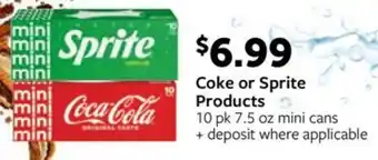 Fareway Coke or Sprite offer
