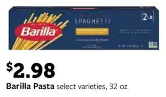 Fareway Barilla Pasta offer