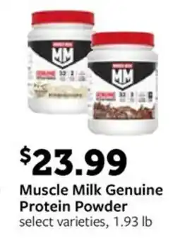 Fareway Muscle Milk Genuine Protein Powder offer