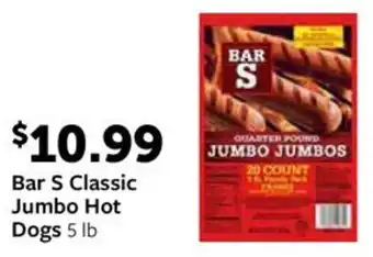 Fareway Bar S Classic Jumbo Hot Dogs offer