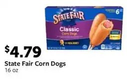 Fareway State fair corn dogs offer
