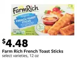 Fareway Farm rich french toast sticks offer