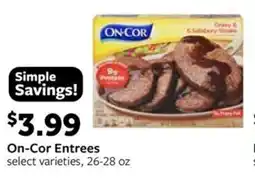 Fareway On-cor entrees offer