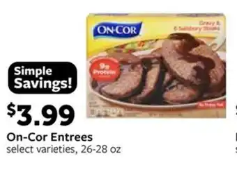 Fareway On-cor entrees offer