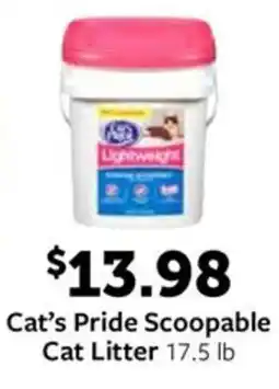 Fareway Cat's pride scoopable cat litter offer