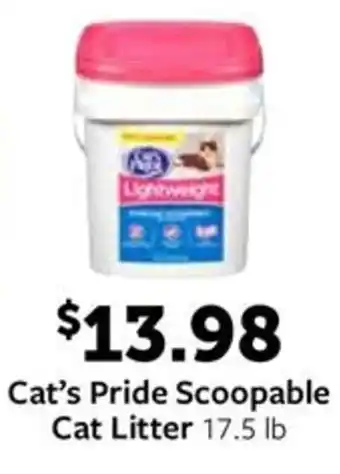 Fareway Cat's pride scoopable cat litter offer