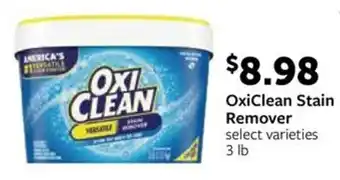 Fareway Oxiclean stain remover offer