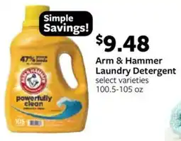 Fareway Arm & hammer laundry detergent offer