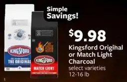 Fareway Kingsford original or match light charcoal offer