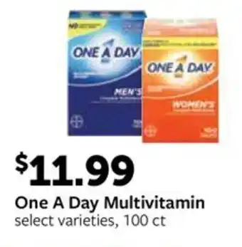 Fareway One a day multivitamin offer