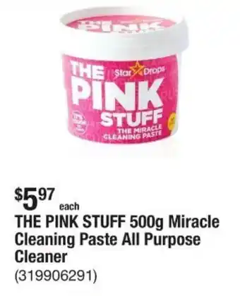The Home Depot The pink stuff miracle cleaning paste all purpose cleaner offer