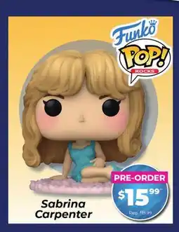 Showcase US Funko! ROCKS Sabrina Carpenter offer