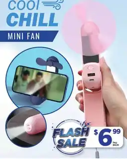 Showcase US cool CHILL MINI FAN offer