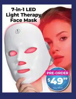 Showcase US 7-in-1 LED Light Therapy Face Mask offer