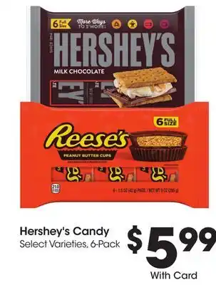 Ralphs Hershey's Candy offer