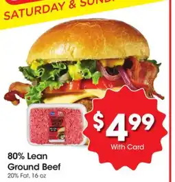 Ralphs 80% Lean Ground Beef offer