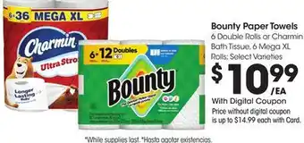 Ralphs Bounty Paper Towels offer
