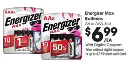 Ralphs Energizer Max Batteries offer