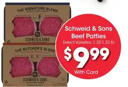 Ralphs Schweid & Sons Beef Patties offer