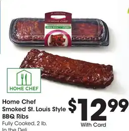 Ralphs Home Chef Smoked St. Louis Style BBQ Ribs offer