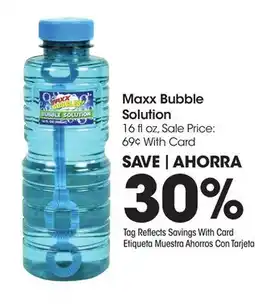 Ralphs Maxx Bubble Solution offer