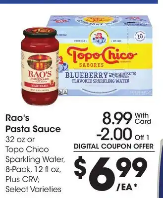 Ralphs Rao's Pasta Sauce offer