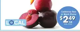 Ralphs California Red or Black Plums offer