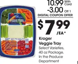 Ralphs Kroger Veggie Tray offer