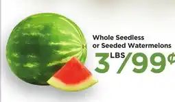 Food 4 Less Whole Seedless or Seeded Watermelons offer