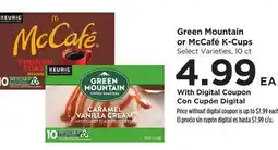 Food 4 Less Green Mountain or McCafé K-Cups offer