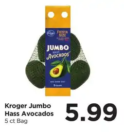 Food 4 Less Kroger Jumbo Hass Avocados offer