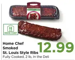 Food 4 Less Home Chef Smoked St. Louis Style Ribs offer