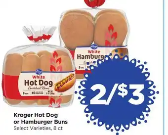 Food 4 Less Kroger Hot Dog or Hamburger Buns offer
