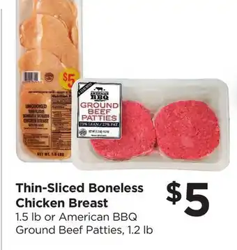 Food 4 Less Thin-Sliced Boneless Chicken Breast offer