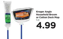 Food 4 Less Kroger Angle Household Broom or Cotton Deck Mop offer