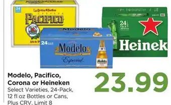 Food 4 Less Modelo, Pacifico, Corona or Heineken offer