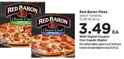 Food 4 Less Red Baron Pizza offer
