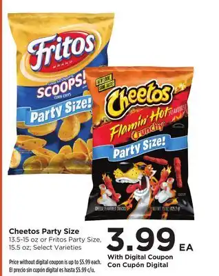 Food 4 Less Cheetos Party Size offer