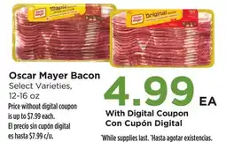 Food 4 Less Oscar Mayer Bacon offer